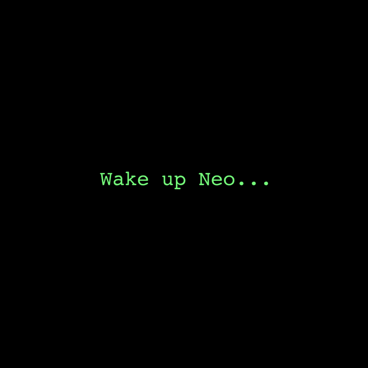 wake up neo